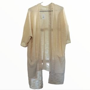 Lou & grey medium 3/4 sleeve cardigan